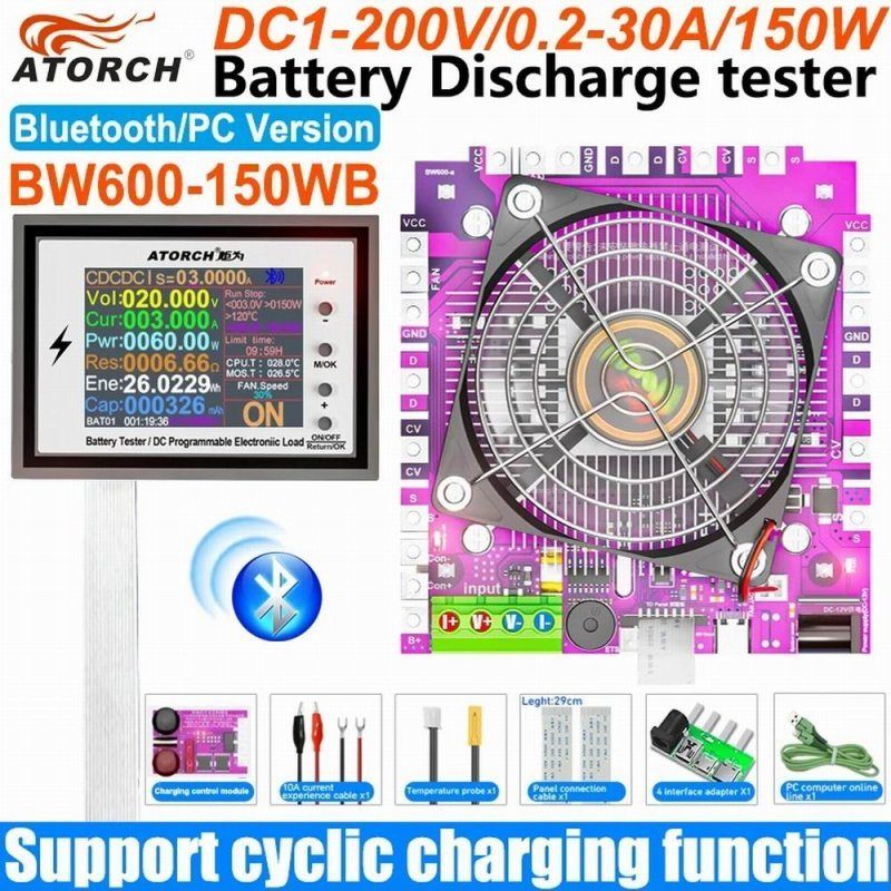Atorch BW600, продолжение линейки нагрузок DL24MP Atorch BW600, продолжение линейки нагрузок DL24MP