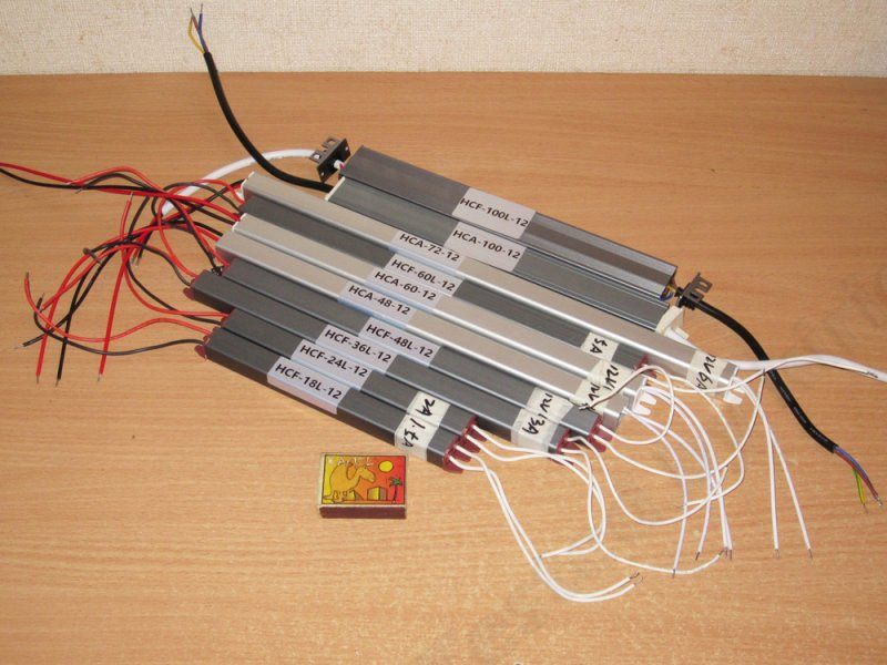 Тонкие блоки питания серий HCA и HCF на 12 вольт 18-100 ватт Тонкие блоки питания серий HCA и HCF на 12 вольт 18-100 ватт