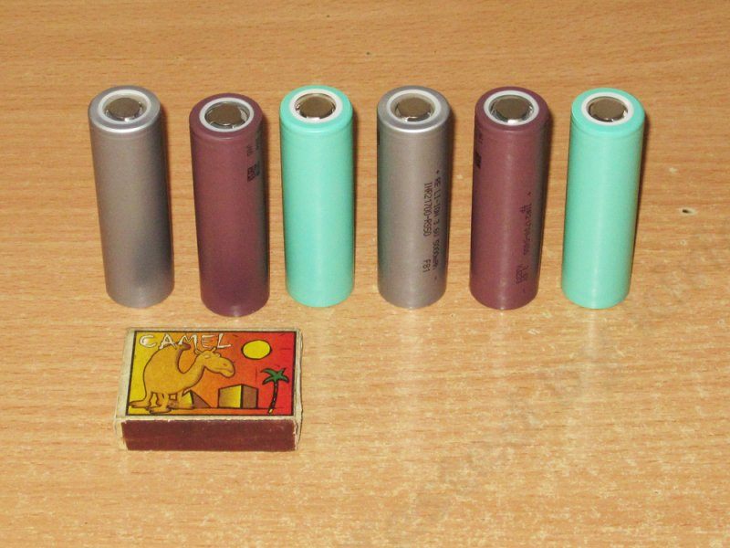 Три типа 21700 ячеек, высокотоковые, интересные, tabless Три типа 21700 ячеек, высокотоковые, интересные, tabless