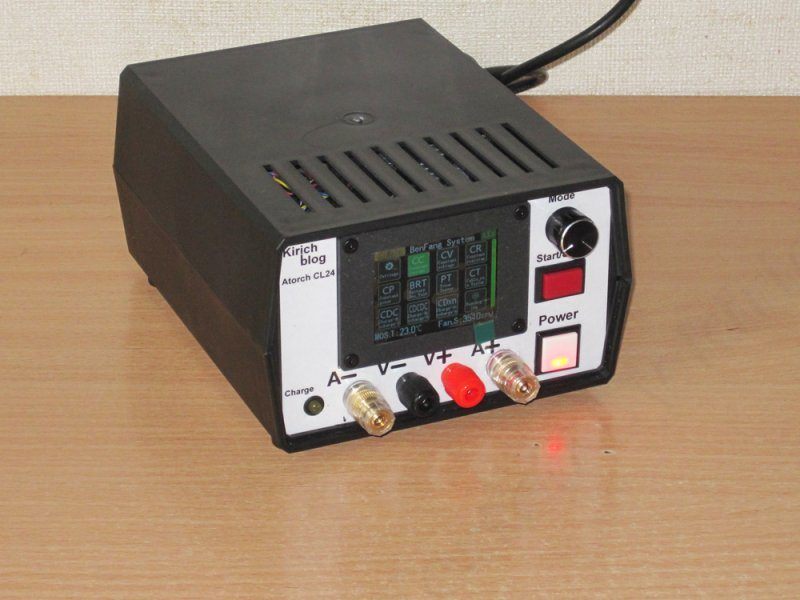 Электронная нагрузка на базе CL24 с функцией управления зарядом Электронная нагрузка на базе CL24 с функцией управления зарядом