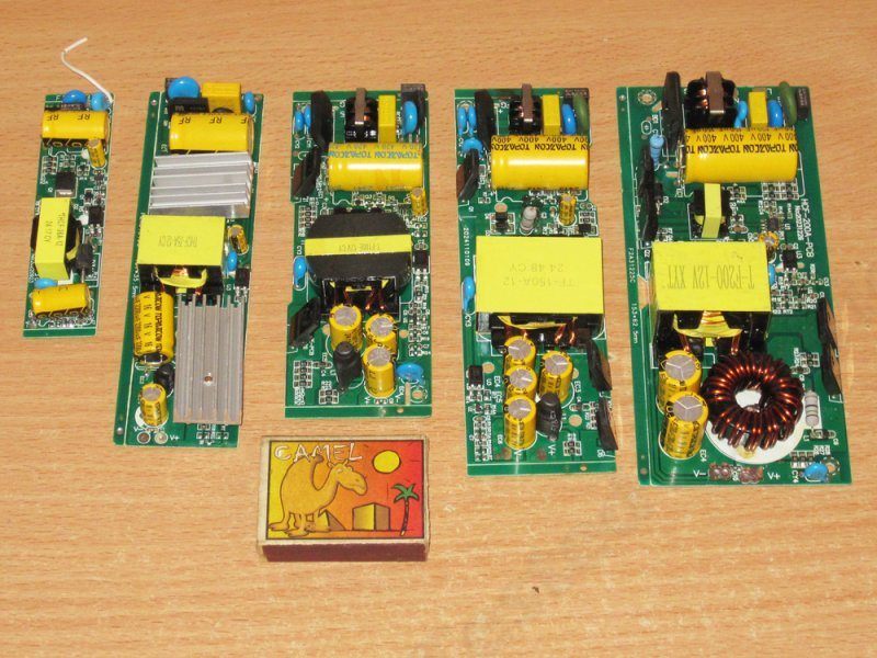 Ещё пять плат герметичных блоков питания 36, 60, 100, 150 и 200 ватт Ещё пять плат герметичных блоков питания 36, 60, 100, 150 и 200 ватт